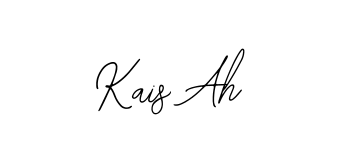 Use a signature maker to create a handwritten signature online. With this signature software, you can design (Bearetta-2O07w) your own signature for name Kais Ah. Kais Ah signature style 12 images and pictures png