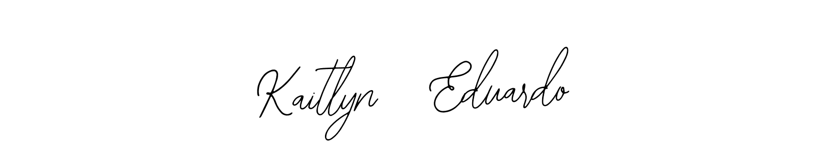 How to Draw Kaitlyn   Eduardo signature style? Bearetta-2O07w is a latest design signature styles for name Kaitlyn   Eduardo. Kaitlyn   Eduardo signature style 12 images and pictures png