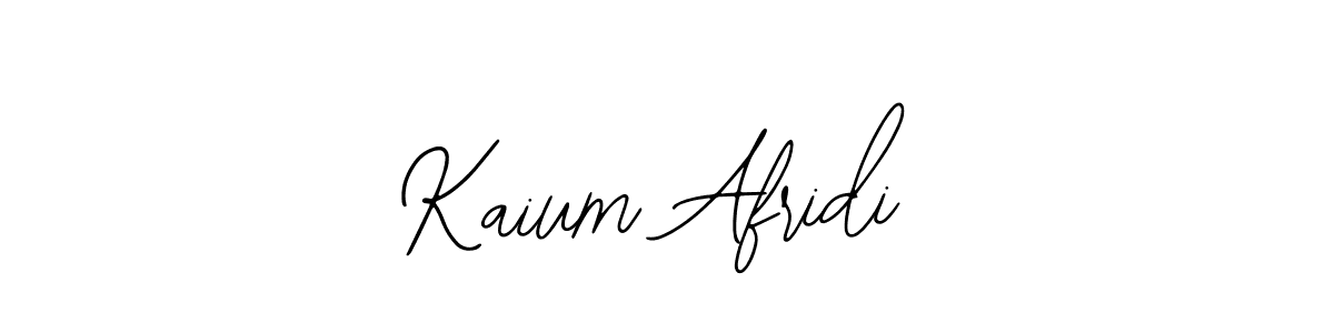 Use a signature maker to create a handwritten signature online. With this signature software, you can design (Bearetta-2O07w) your own signature for name Kaium Afridi. Kaium Afridi signature style 12 images and pictures png