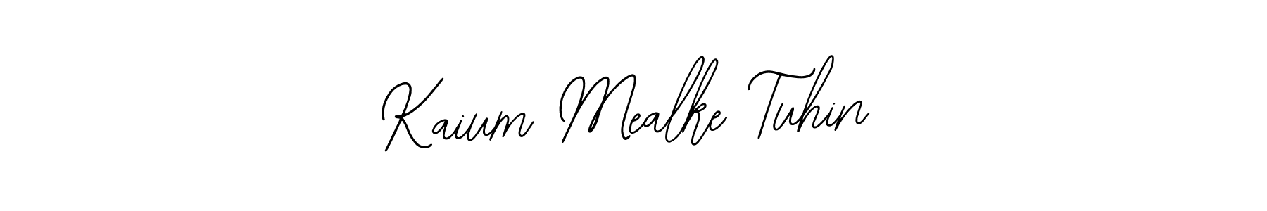 Design your own signature with our free online signature maker. With this signature software, you can create a handwritten (Bearetta-2O07w) signature for name Kaium Mealke Tuhin. Kaium Mealke Tuhin signature style 12 images and pictures png