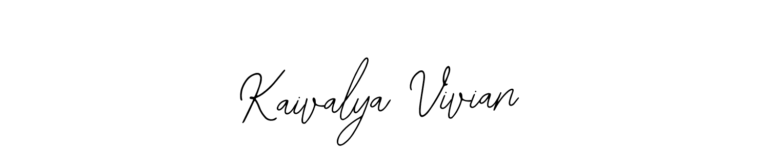 Design your own signature with our free online signature maker. With this signature software, you can create a handwritten (Bearetta-2O07w) signature for name Kaivalya Vivian. Kaivalya Vivian signature style 12 images and pictures png