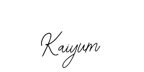 Design your own signature with our free online signature maker. With this signature software, you can create a handwritten (Bearetta-2O07w) signature for name Kaiyum. Kaiyum signature style 12 images and pictures png