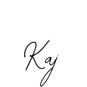 How to make Kaj signature? Bearetta-2O07w is a professional autograph style. Create handwritten signature for Kaj name. Kaj signature style 12 images and pictures png