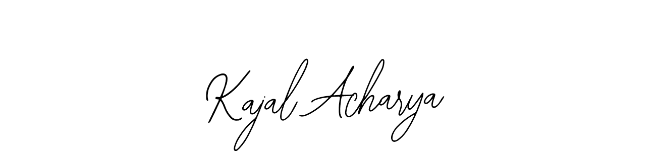 Also You can easily find your signature by using the search form. We will create Kajal Acharya name handwritten signature images for you free of cost using Bearetta-2O07w sign style. Kajal Acharya signature style 12 images and pictures png