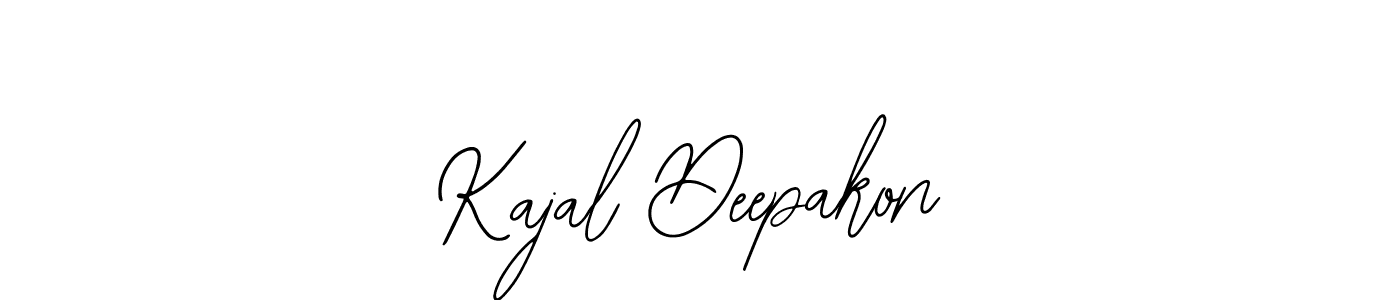 Make a beautiful signature design for name Kajal Deepakon. With this signature (Bearetta-2O07w) style, you can create a handwritten signature for free. Kajal Deepakon signature style 12 images and pictures png