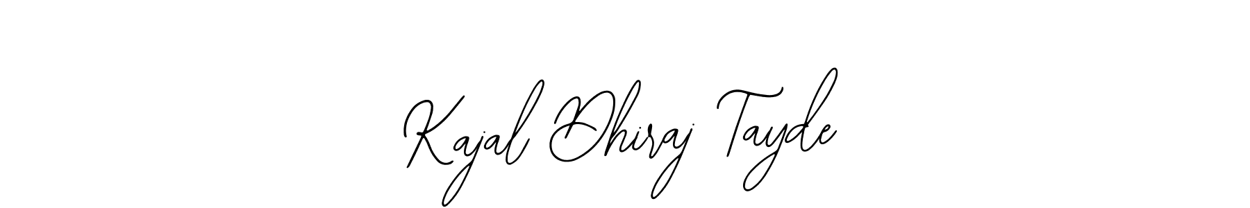 Design your own signature with our free online signature maker. With this signature software, you can create a handwritten (Bearetta-2O07w) signature for name Kajal Dhiraj Tayde. Kajal Dhiraj Tayde signature style 12 images and pictures png