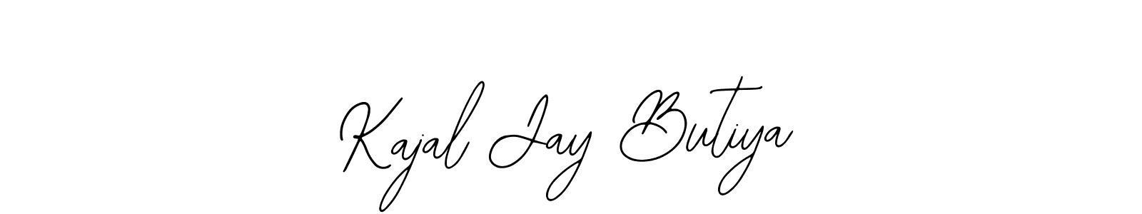 How to make Kajal Jay Butiya signature? Bearetta-2O07w is a professional autograph style. Create handwritten signature for Kajal Jay Butiya name. Kajal Jay Butiya signature style 12 images and pictures png