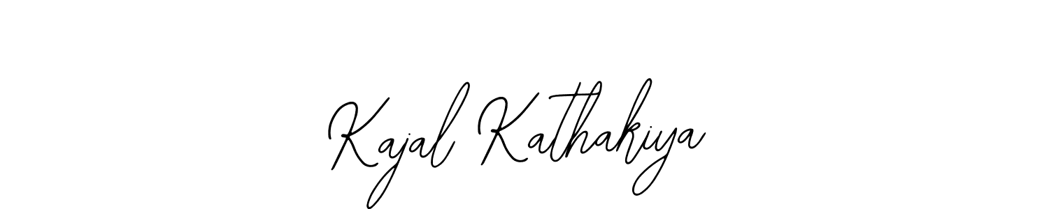 Also we have Kajal Kathakiya name is the best signature style. Create professional handwritten signature collection using Bearetta-2O07w autograph style. Kajal Kathakiya signature style 12 images and pictures png