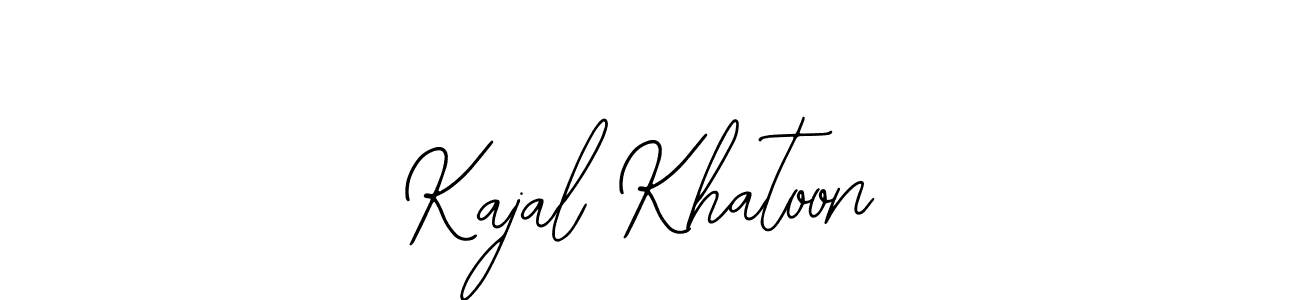 Also You can easily find your signature by using the search form. We will create Kajal Khatoon name handwritten signature images for you free of cost using Bearetta-2O07w sign style. Kajal Khatoon signature style 12 images and pictures png