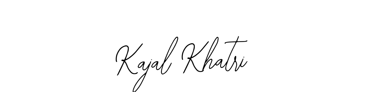 How to make Kajal Khatri name signature. Use Bearetta-2O07w style for creating short signs online. This is the latest handwritten sign. Kajal Khatri signature style 12 images and pictures png