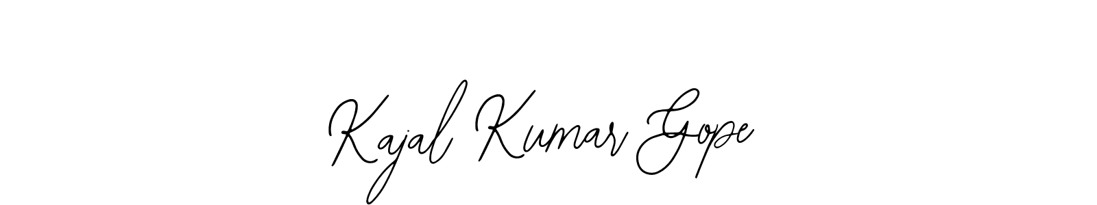 Design your own signature with our free online signature maker. With this signature software, you can create a handwritten (Bearetta-2O07w) signature for name Kajal Kumar Gope. Kajal Kumar Gope signature style 12 images and pictures png