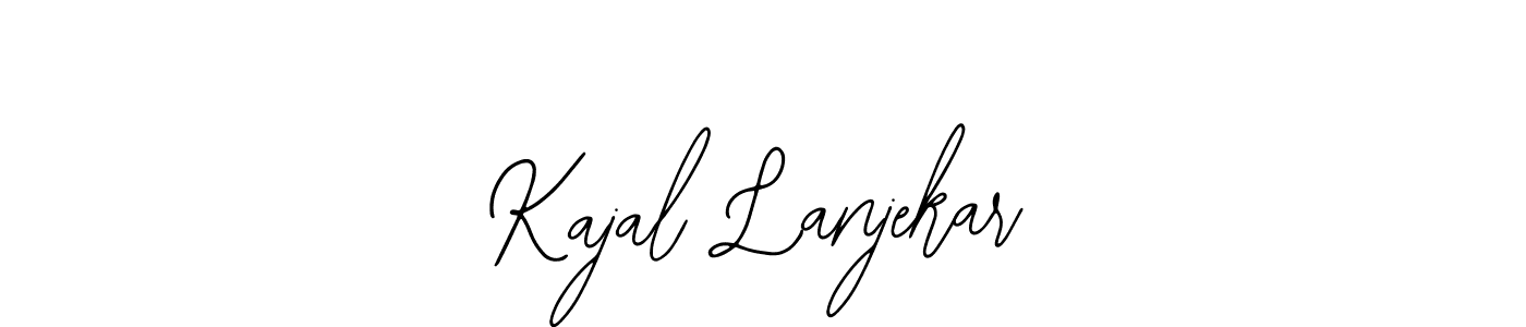 Similarly Bearetta-2O07w is the best handwritten signature design. Signature creator online .You can use it as an online autograph creator for name Kajal Lanjekar. Kajal Lanjekar signature style 12 images and pictures png