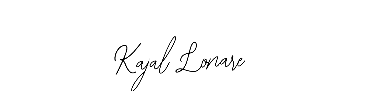 Design your own signature with our free online signature maker. With this signature software, you can create a handwritten (Bearetta-2O07w) signature for name Kajal Lonare. Kajal Lonare signature style 12 images and pictures png