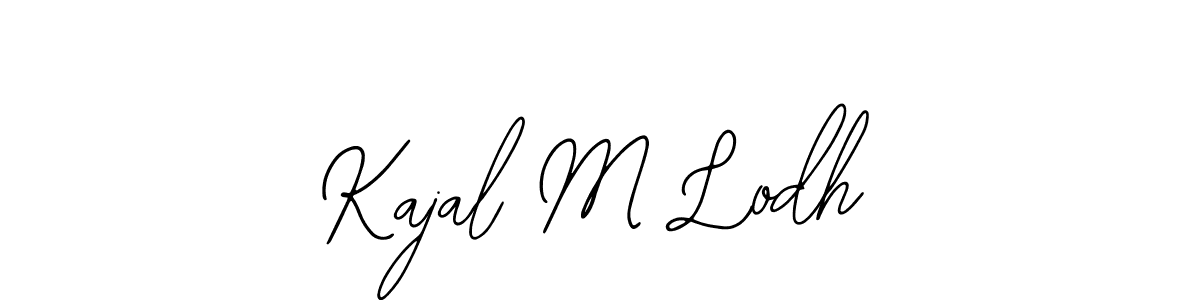 The best way (Bearetta-2O07w) to make a short signature is to pick only two or three words in your name. The name Kajal M Lodh include a total of six letters. For converting this name. Kajal M Lodh signature style 12 images and pictures png