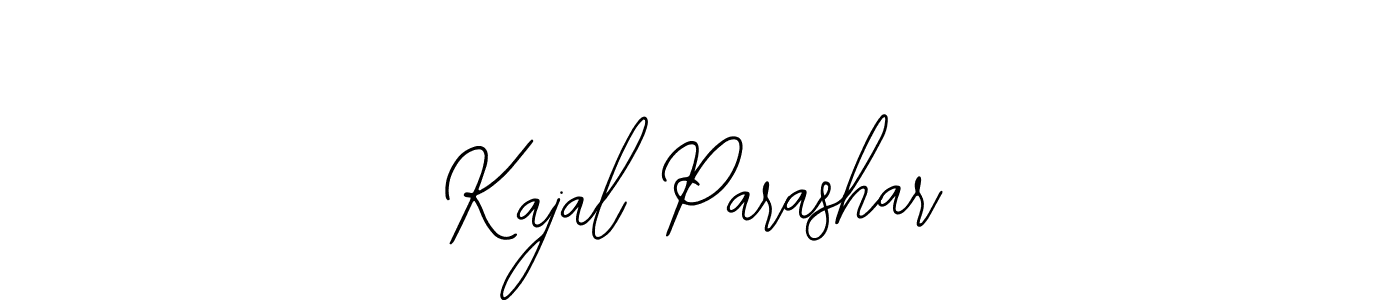 This is the best signature style for the Kajal Parashar name. Also you like these signature font (Bearetta-2O07w). Mix name signature. Kajal Parashar signature style 12 images and pictures png