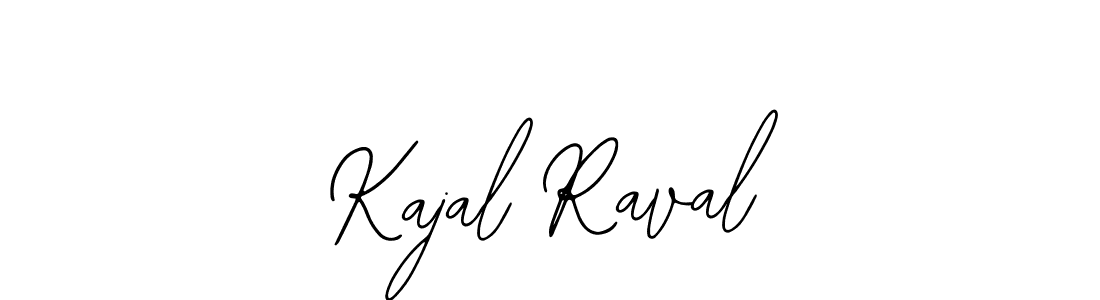 Kajal Raval stylish signature style. Best Handwritten Sign (Bearetta-2O07w) for my name. Handwritten Signature Collection Ideas for my name Kajal Raval. Kajal Raval signature style 12 images and pictures png
