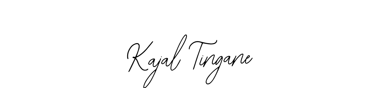 How to make Kajal Tingane name signature. Use Bearetta-2O07w style for creating short signs online. This is the latest handwritten sign. Kajal Tingane signature style 12 images and pictures png