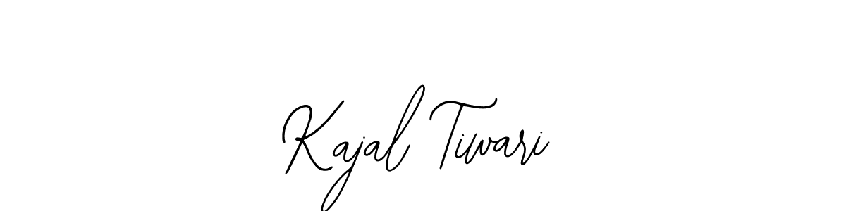 How to make Kajal Tiwari name signature. Use Bearetta-2O07w style for creating short signs online. This is the latest handwritten sign. Kajal Tiwari signature style 12 images and pictures png