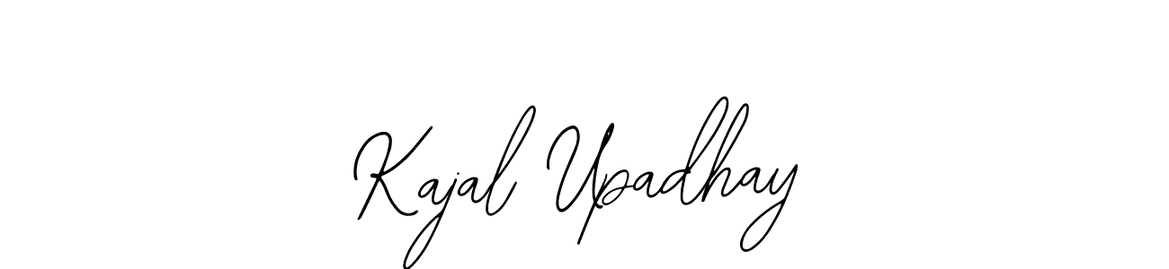 How to make Kajal Upadhay name signature. Use Bearetta-2O07w style for creating short signs online. This is the latest handwritten sign. Kajal Upadhay signature style 12 images and pictures png