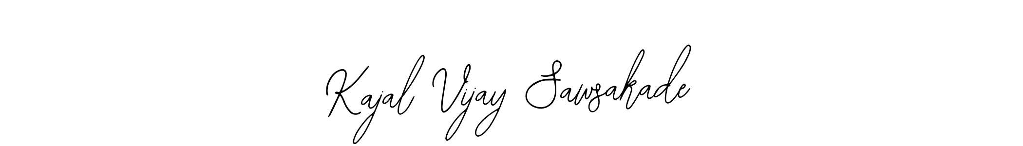 You should practise on your own different ways (Bearetta-2O07w) to write your name (Kajal Vijay Sawsakade) in signature. don't let someone else do it for you. Kajal Vijay Sawsakade signature style 12 images and pictures png