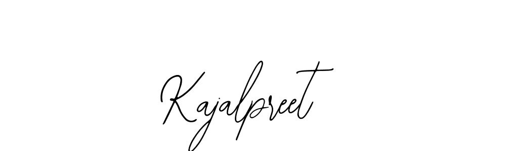 Use a signature maker to create a handwritten signature online. With this signature software, you can design (Bearetta-2O07w) your own signature for name Kajalpreet. Kajalpreet signature style 12 images and pictures png