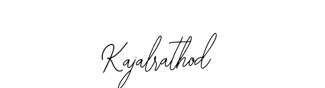 Design your own signature with our free online signature maker. With this signature software, you can create a handwritten (Bearetta-2O07w) signature for name Kajalrathod. Kajalrathod signature style 12 images and pictures png