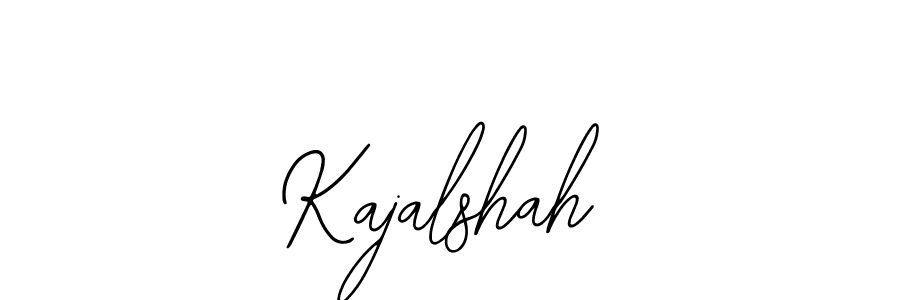 Design your own signature with our free online signature maker. With this signature software, you can create a handwritten (Bearetta-2O07w) signature for name Kajalshah. Kajalshah signature style 12 images and pictures png