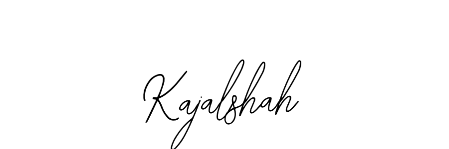 Design your own signature with our free online signature maker. With this signature software, you can create a handwritten (Bearetta-2O07w) signature for name Kajalshah. Kajalshah signature style 12 images and pictures png