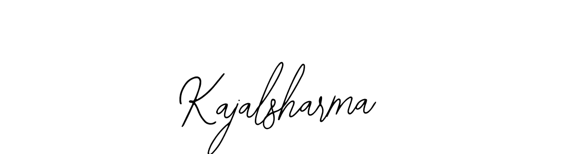 Create a beautiful signature design for name Kajalsharma. With this signature (Bearetta-2O07w) fonts, you can make a handwritten signature for free. Kajalsharma signature style 12 images and pictures png