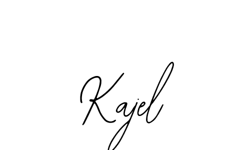 How to make Kajel name signature. Use Bearetta-2O07w style for creating short signs online. This is the latest handwritten sign. Kajel signature style 12 images and pictures png