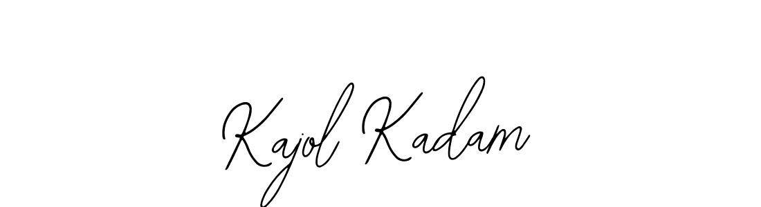 The best way (Bearetta-2O07w) to make a short signature is to pick only two or three words in your name. The name Kajol Kadam include a total of six letters. For converting this name. Kajol Kadam signature style 12 images and pictures png