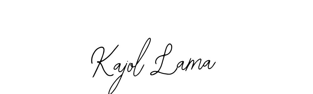You should practise on your own different ways (Bearetta-2O07w) to write your name (Kajol Lama) in signature. don't let someone else do it for you. Kajol Lama signature style 12 images and pictures png