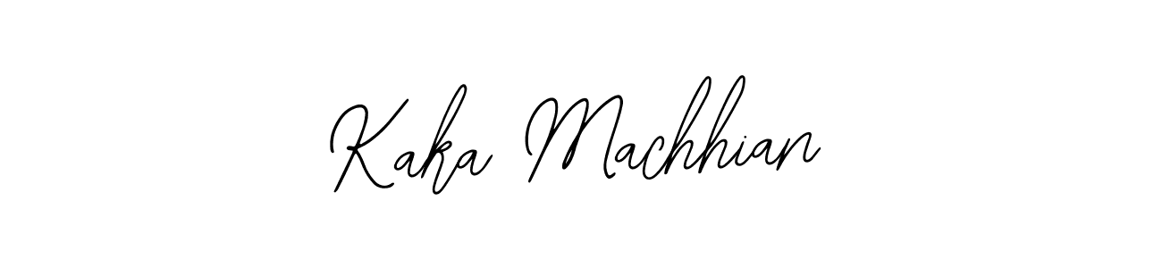 Bearetta-2O07w is a professional signature style that is perfect for those who want to add a touch of class to their signature. It is also a great choice for those who want to make their signature more unique. Get Kaka Machhian name to fancy signature for free. Kaka Machhian signature style 12 images and pictures png