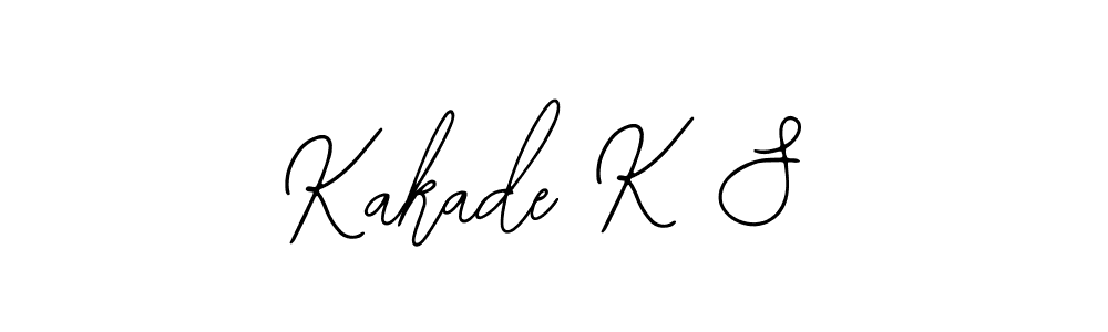 Also You can easily find your signature by using the search form. We will create Kakade K S name handwritten signature images for you free of cost using Bearetta-2O07w sign style. Kakade K S signature style 12 images and pictures png