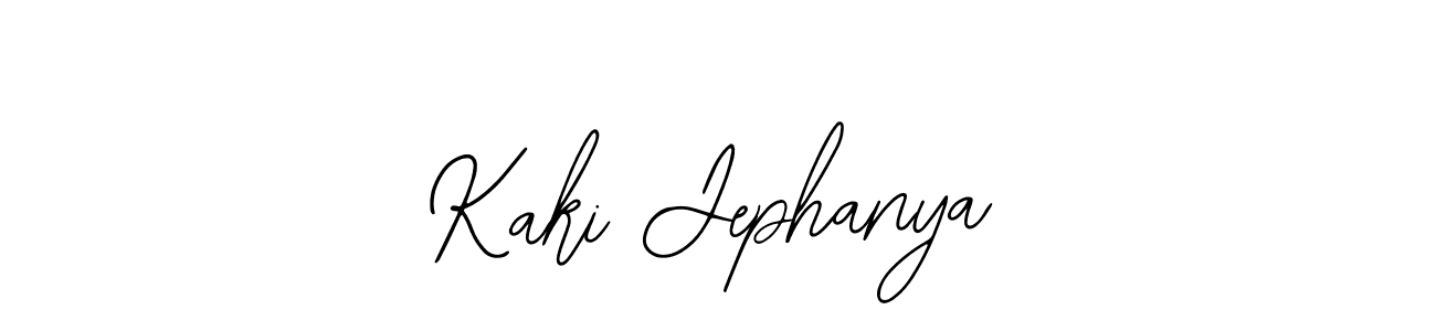 Kaki Jephanya stylish signature style. Best Handwritten Sign (Bearetta-2O07w) for my name. Handwritten Signature Collection Ideas for my name Kaki Jephanya. Kaki Jephanya signature style 12 images and pictures png
