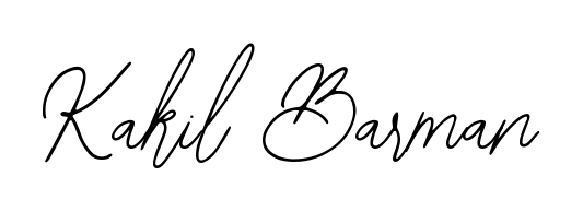 Create a personalized artistic stamp with Kakil Barman in Bearetta-2O07w font. Perfect for visual artists, designers, and influencers. Kakil Barman signature style 12 images and pictures png