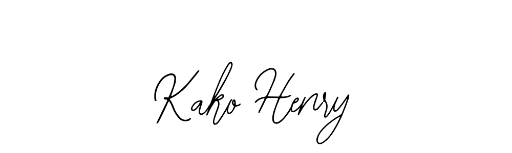 Use a signature maker to create a handwritten signature online. With this signature software, you can design (Bearetta-2O07w) your own signature for name Kako Henry. Kako Henry signature style 12 images and pictures png