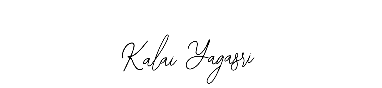 Use a signature maker to create a handwritten signature online. With this signature software, you can design (Bearetta-2O07w) your own signature for name Kalai Yagasri. Kalai Yagasri signature style 12 images and pictures png