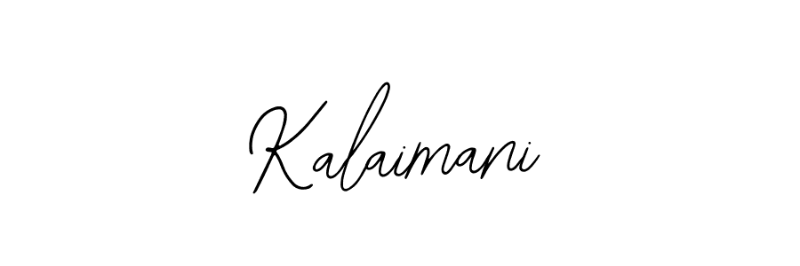 Also You can easily find your signature by using the search form. We will create Kalaimani name handwritten signature images for you free of cost using Bearetta-2O07w sign style. Kalaimani signature style 12 images and pictures png