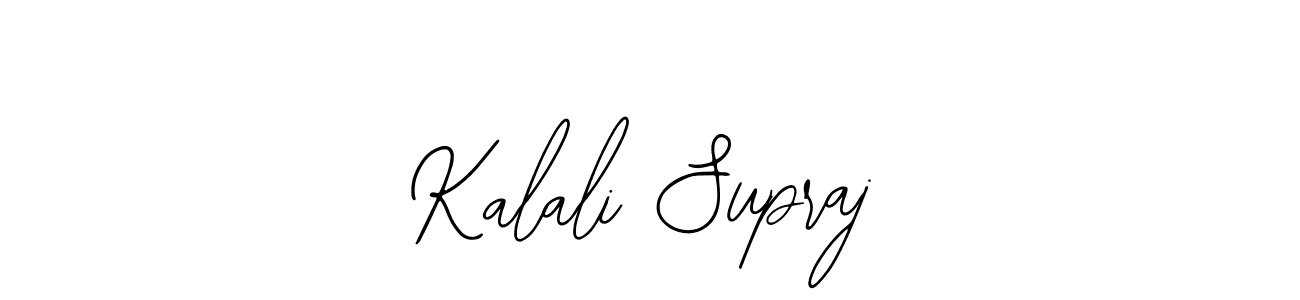 The best way (Bearetta-2O07w) to make a short signature is to pick only two or three words in your name. The name Kalali Supraj include a total of six letters. For converting this name. Kalali Supraj signature style 12 images and pictures png