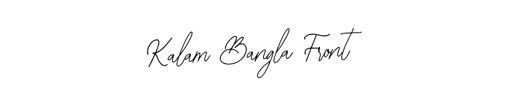 Create a beautiful signature design for name Kalam Bangla Front. With this signature (Bearetta-2O07w) fonts, you can make a handwritten signature for free. Kalam Bangla Front signature style 12 images and pictures png