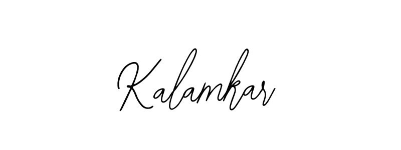 Design your own signature with our free online signature maker. With this signature software, you can create a handwritten (Bearetta-2O07w) signature for name Kalamkar. Kalamkar signature style 12 images and pictures png