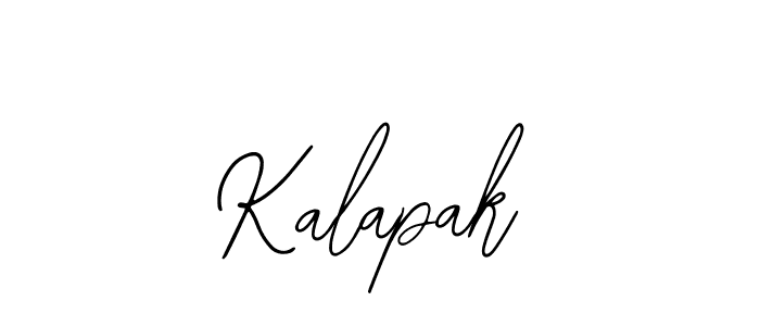 Design your own signature with our free online signature maker. With this signature software, you can create a handwritten (Bearetta-2O07w) signature for name Kalapak. Kalapak signature style 12 images and pictures png