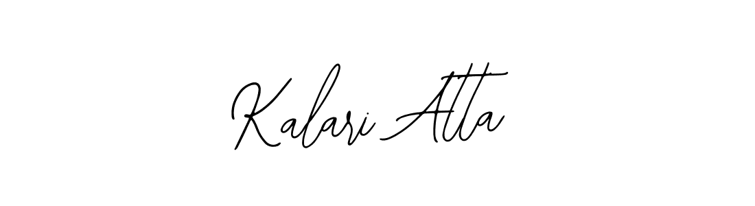 How to make Kalari Atta name signature. Use Bearetta-2O07w style for creating short signs online. This is the latest handwritten sign. Kalari Atta signature style 12 images and pictures png