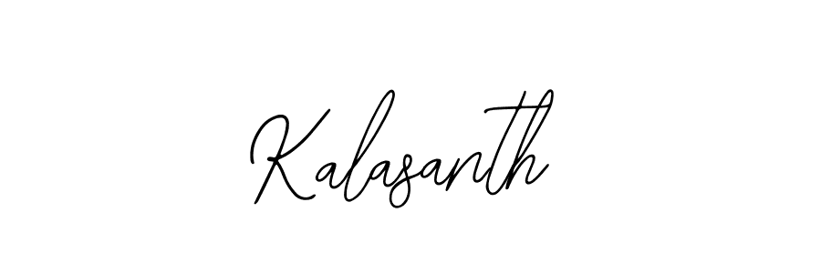 Use a signature maker to create a handwritten signature online. With this signature software, you can design (Bearetta-2O07w) your own signature for name Kalasanth. Kalasanth signature style 12 images and pictures png