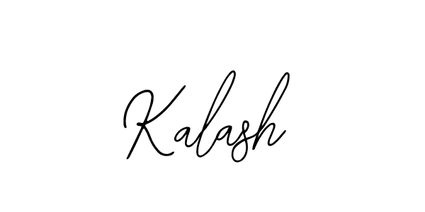 Use a signature maker to create a handwritten signature online. With this signature software, you can design (Bearetta-2O07w) your own signature for name Kalash. Kalash signature style 12 images and pictures png