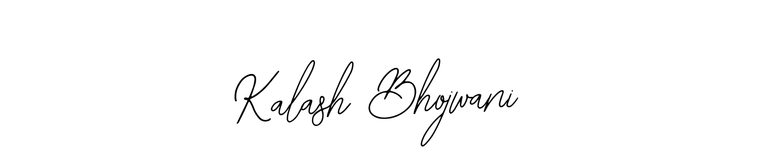 Design your own signature with our free online signature maker. With this signature software, you can create a handwritten (Bearetta-2O07w) signature for name Kalash Bhojwani. Kalash Bhojwani signature style 12 images and pictures png