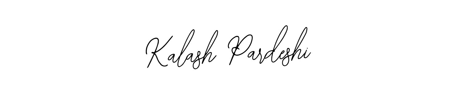 Design your own signature with our free online signature maker. With this signature software, you can create a handwritten (Bearetta-2O07w) signature for name Kalash Pardeshi. Kalash Pardeshi signature style 12 images and pictures png