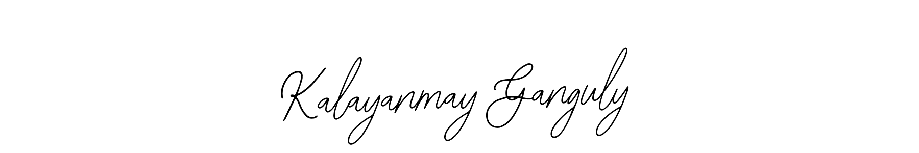 You should practise on your own different ways (Bearetta-2O07w) to write your name (Kalayanmay Ganguly) in signature. don't let someone else do it for you. Kalayanmay Ganguly signature style 12 images and pictures png
