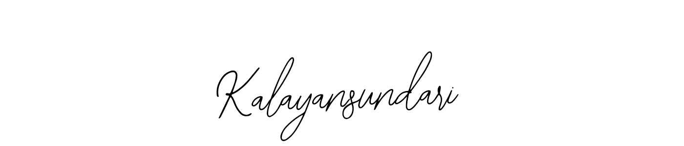 How to make Kalayansundari signature? Bearetta-2O07w is a professional autograph style. Create handwritten signature for Kalayansundari name. Kalayansundari signature style 12 images and pictures png